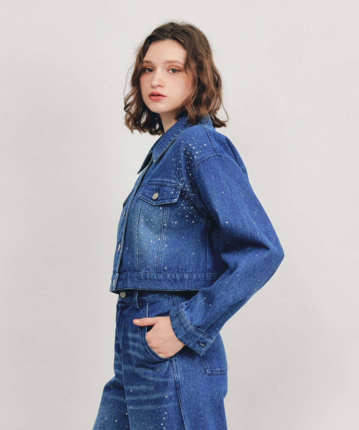 【Sparkle Denim Series】スパークルデニムジャケット