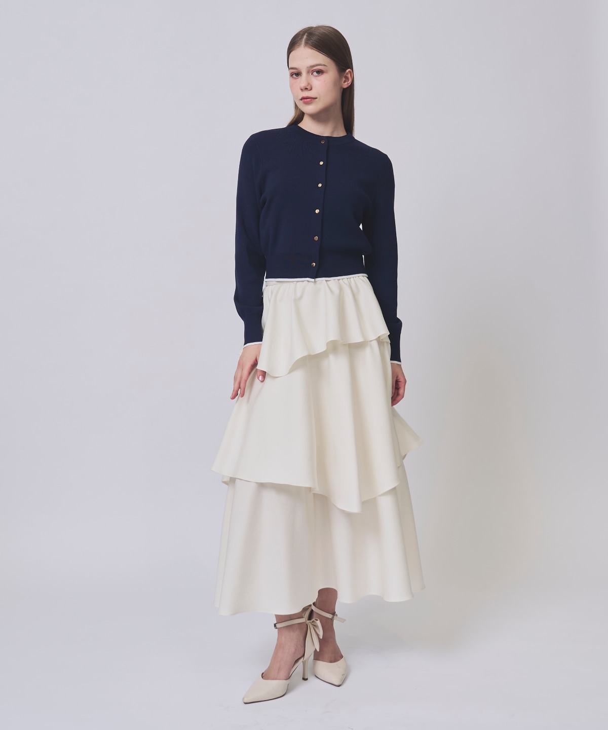 【2/6(Fri)発売】ケーブルニットアンサンブル