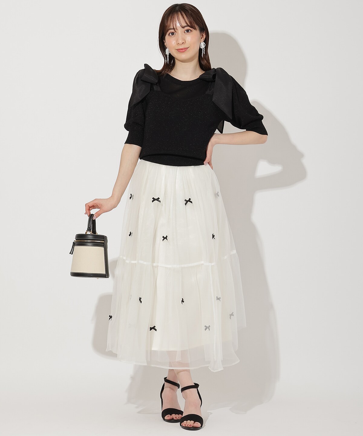 リボンデザインチュールスカート(S ホワイト): WILLSELECTION｜公式  