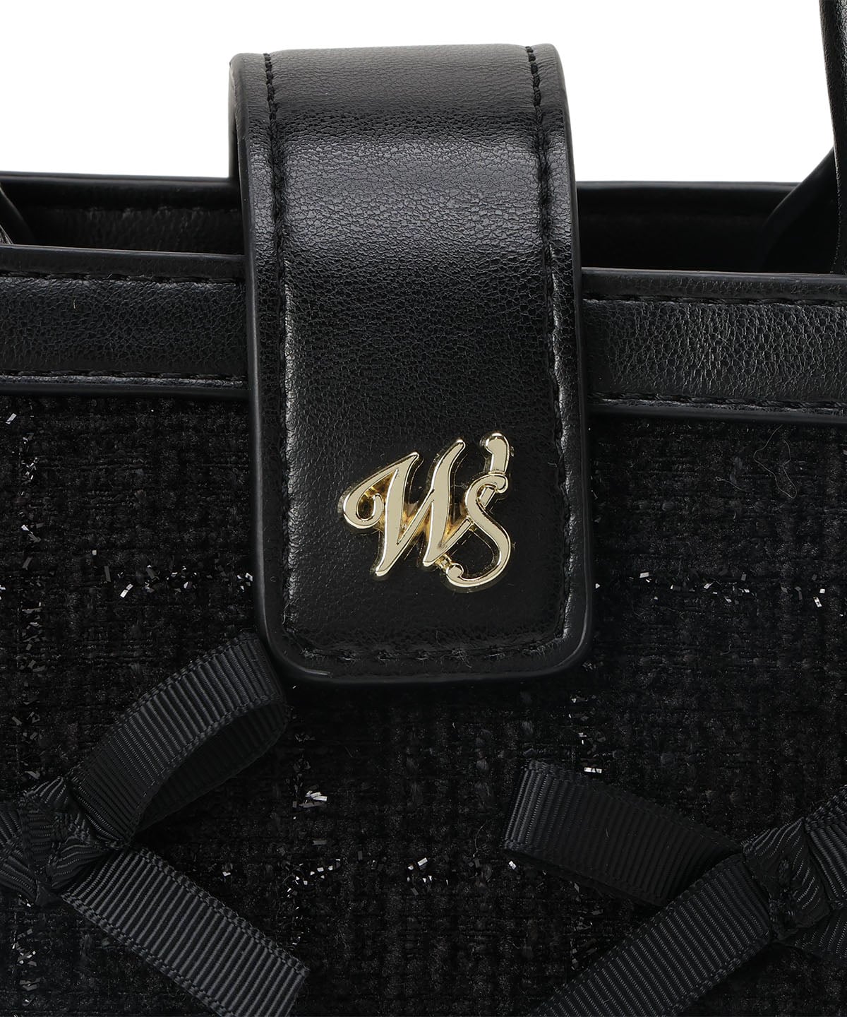 2wayツイードリボンバッグ