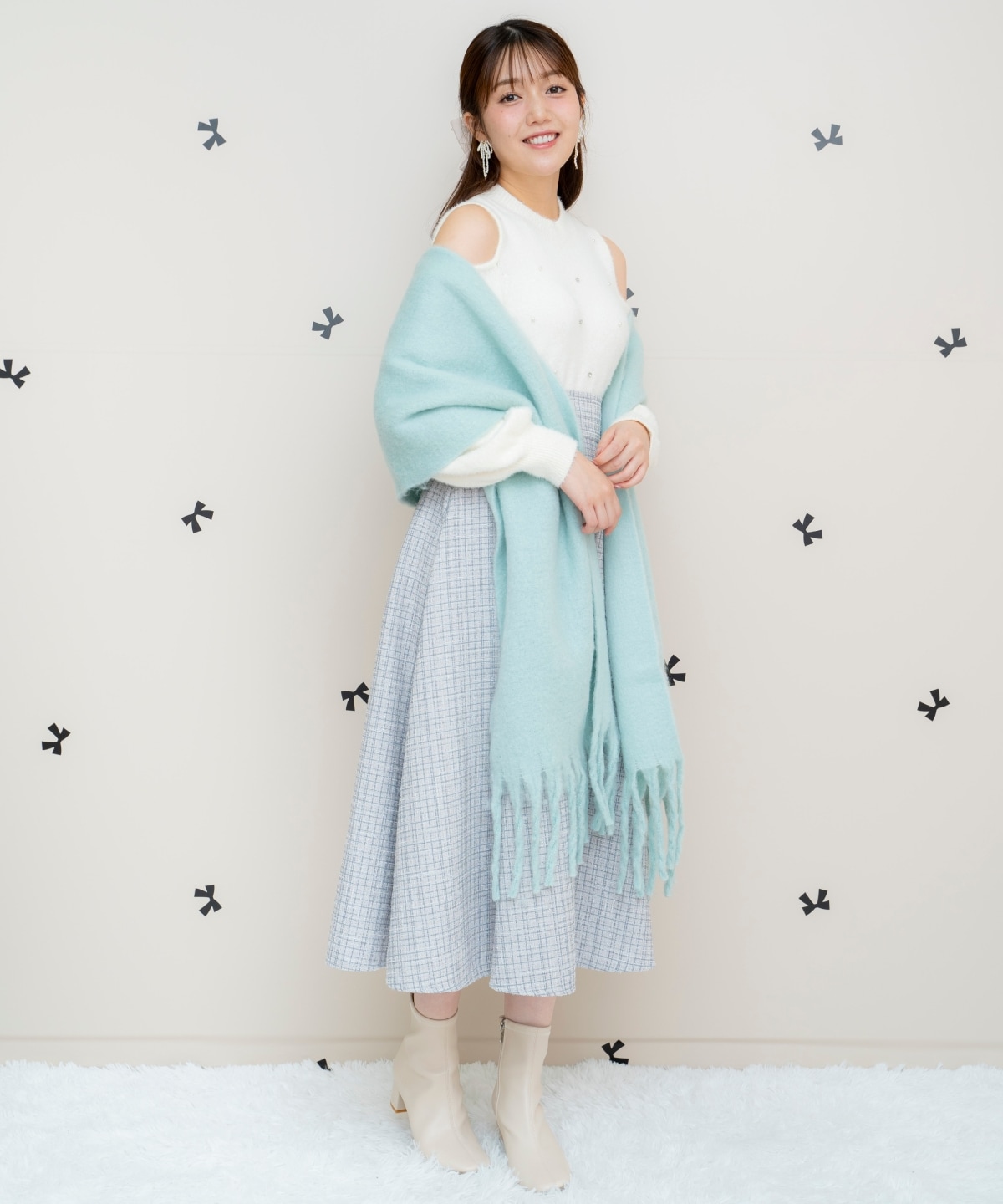 もこもこストール