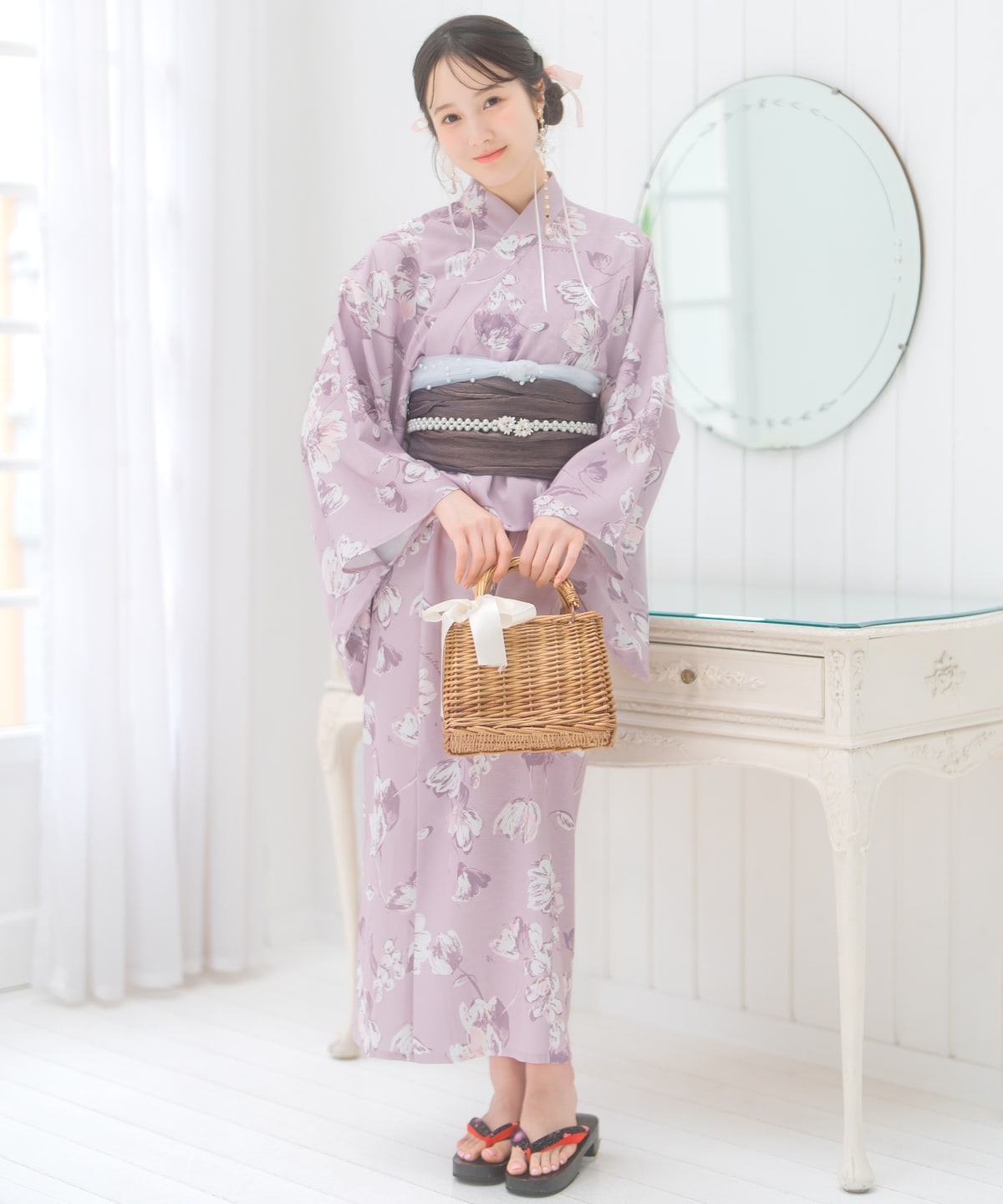 パール付きゴムベルト