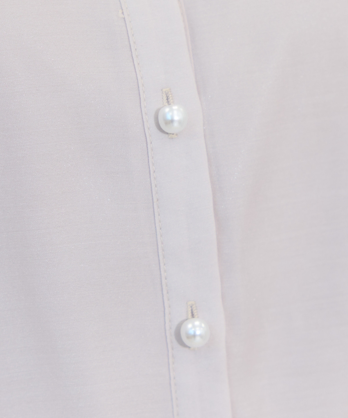 フレアスリーブリボンタイブラウス