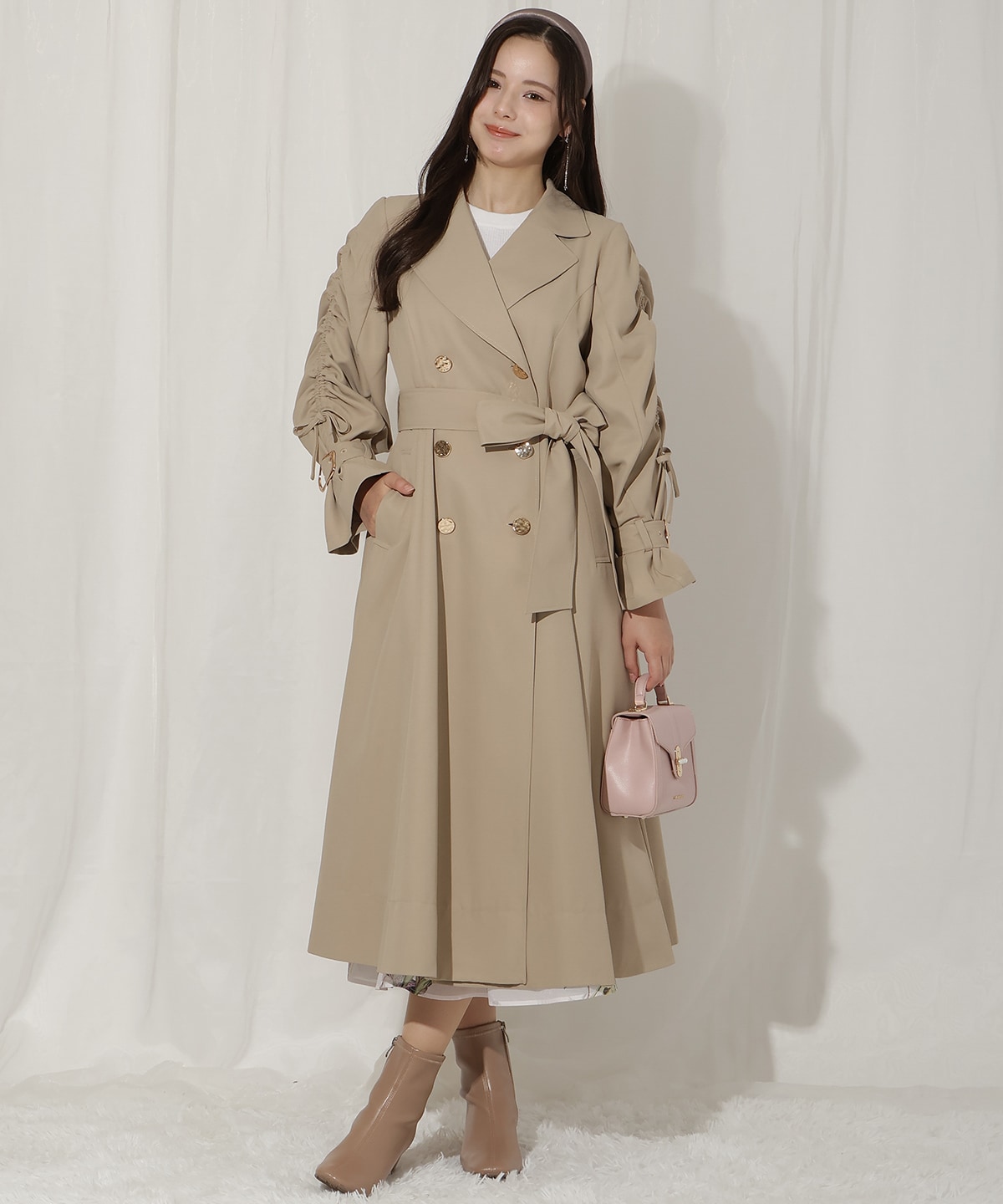 ドロストデザイントレンチコート