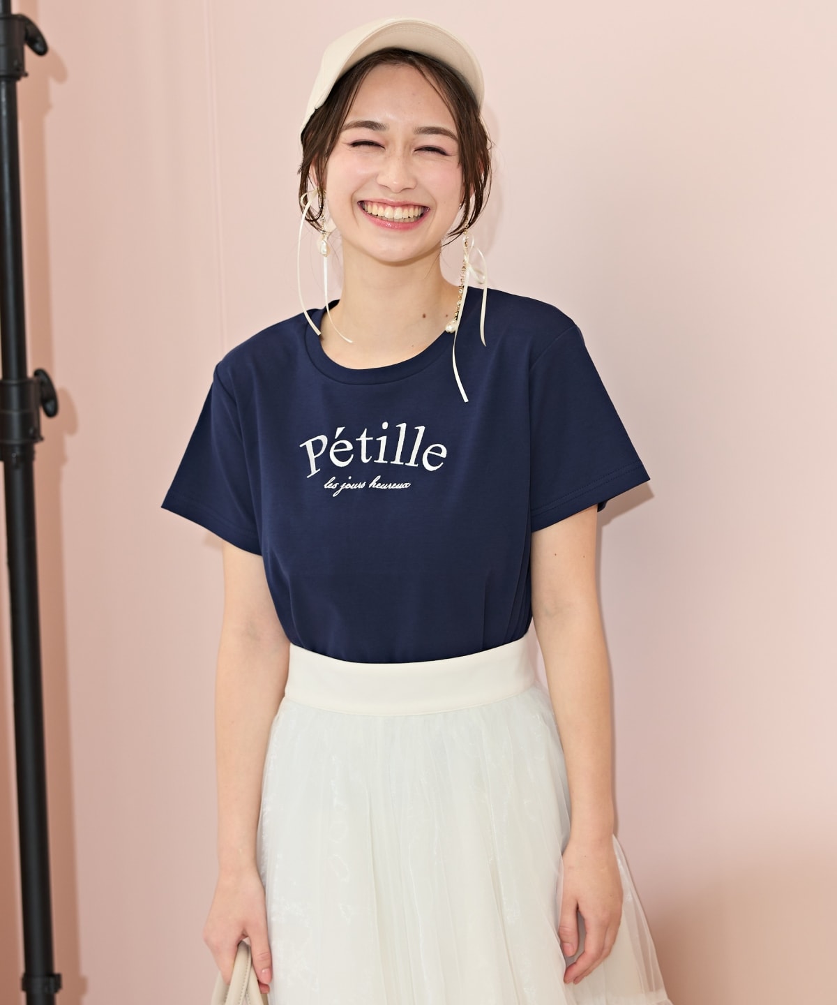 PetilleクルーネックTシャツ
