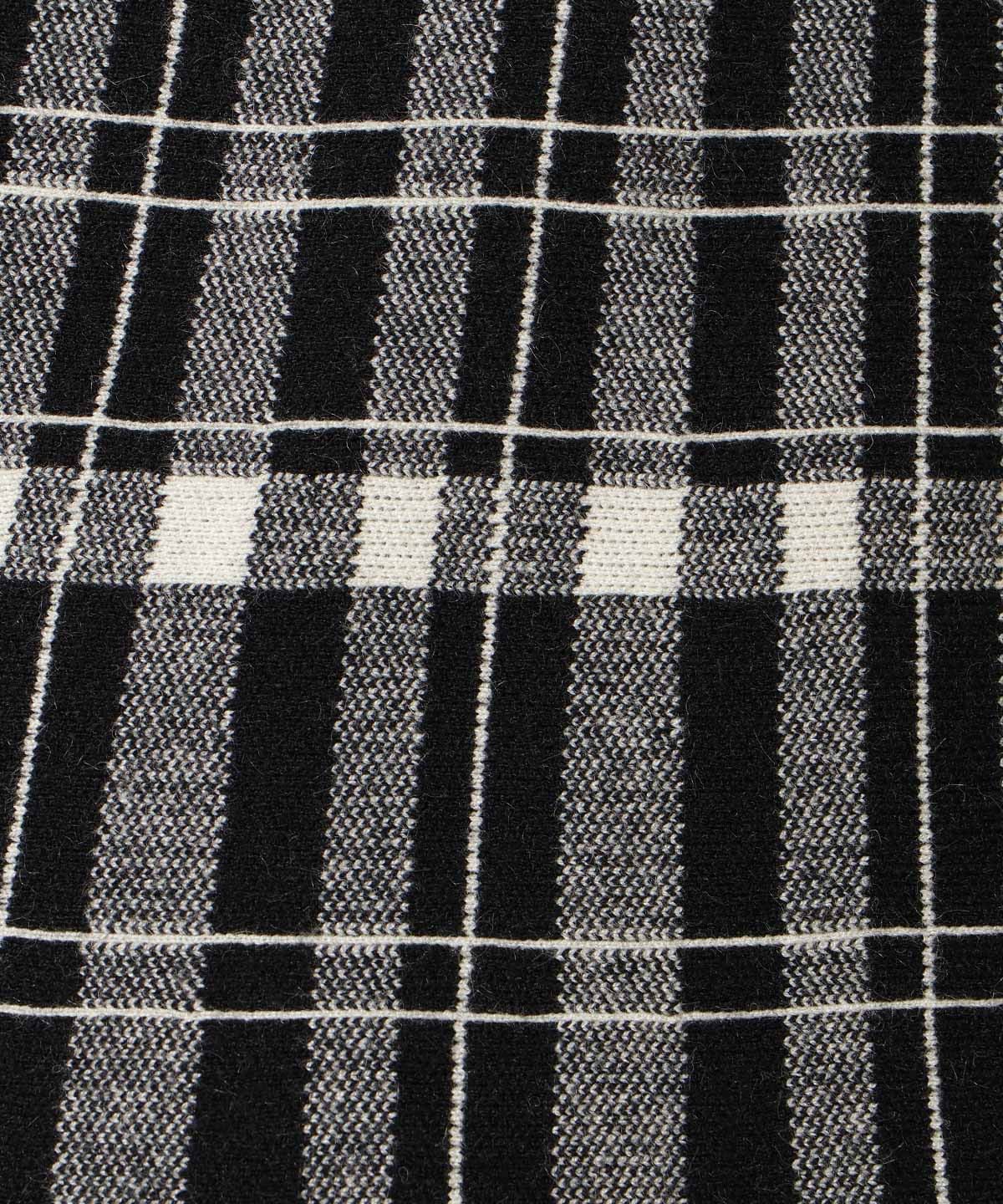 【新色追加】チェック柄ニットフレアスカート