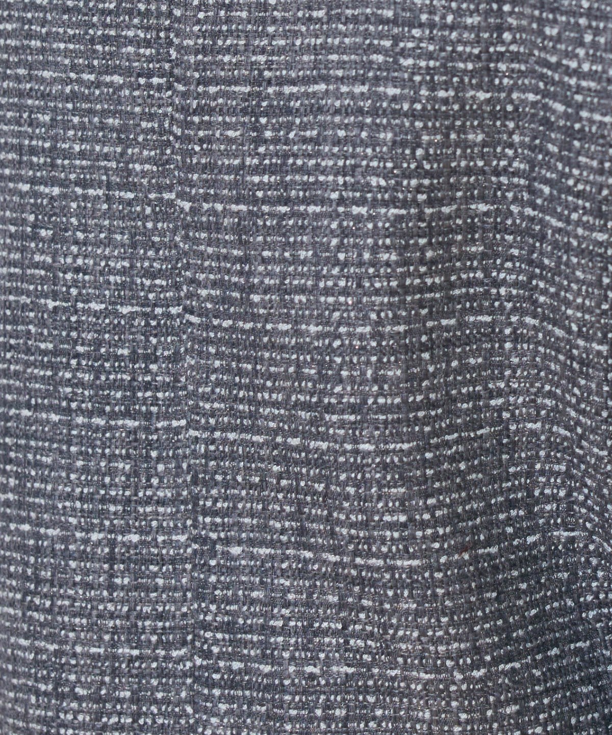 ブレードデザインノーカラーツイードジャケット