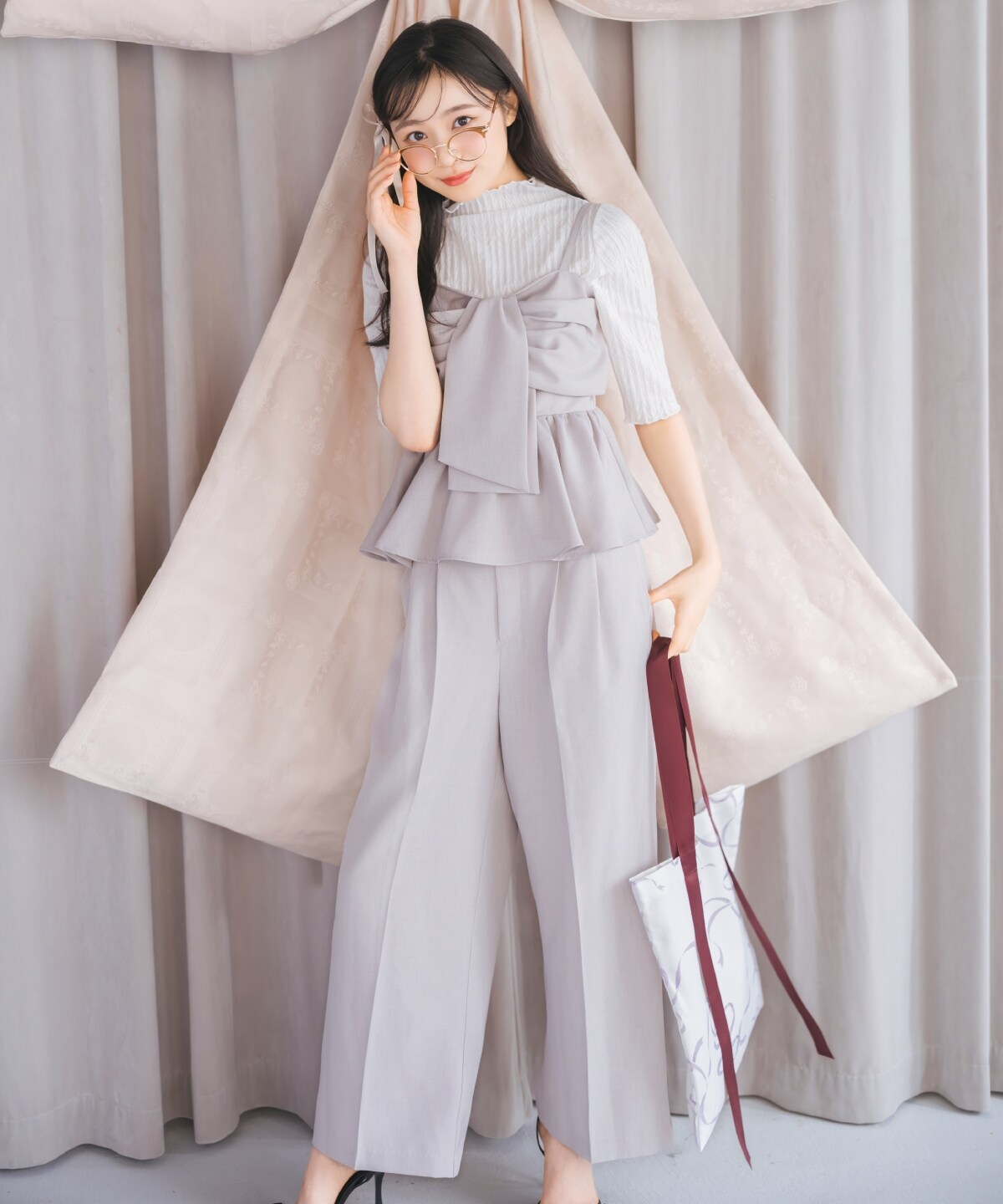 メロウハイネックインナートップス