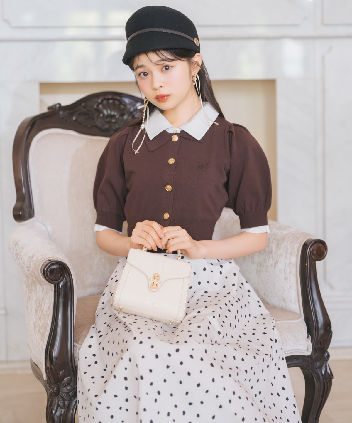 レイヤードカラープルオーバー