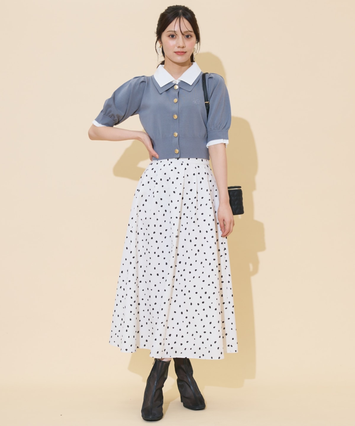 レイヤードカラープルオーバー