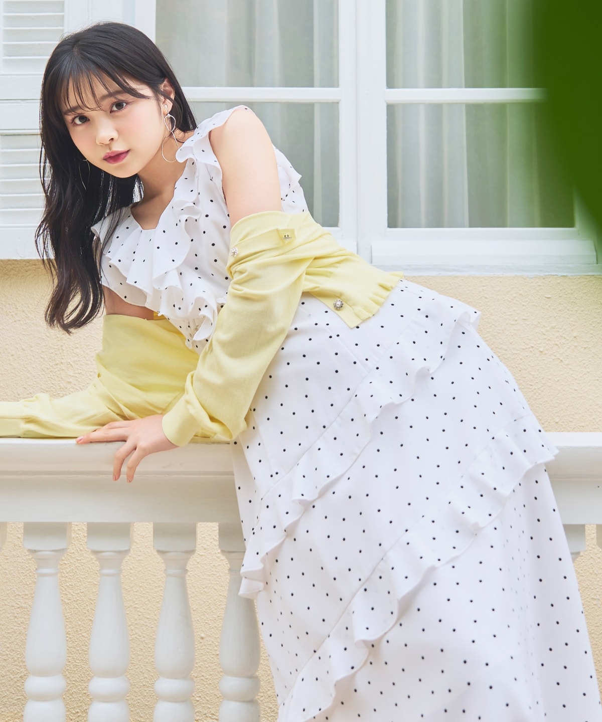 【6/11(thu)10時発売】ラッフルフリルティアードワンピース