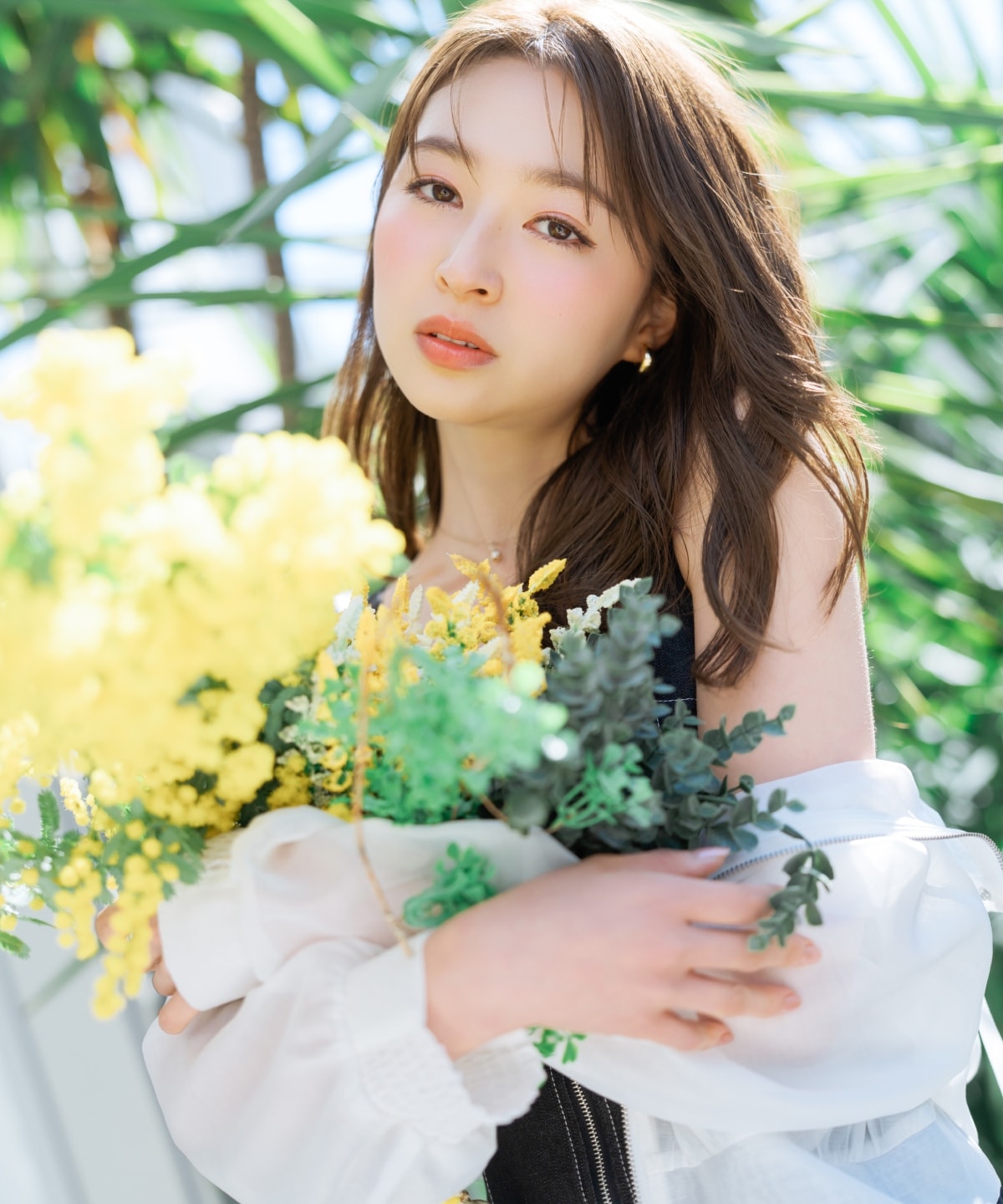 シアーフードブルゾン