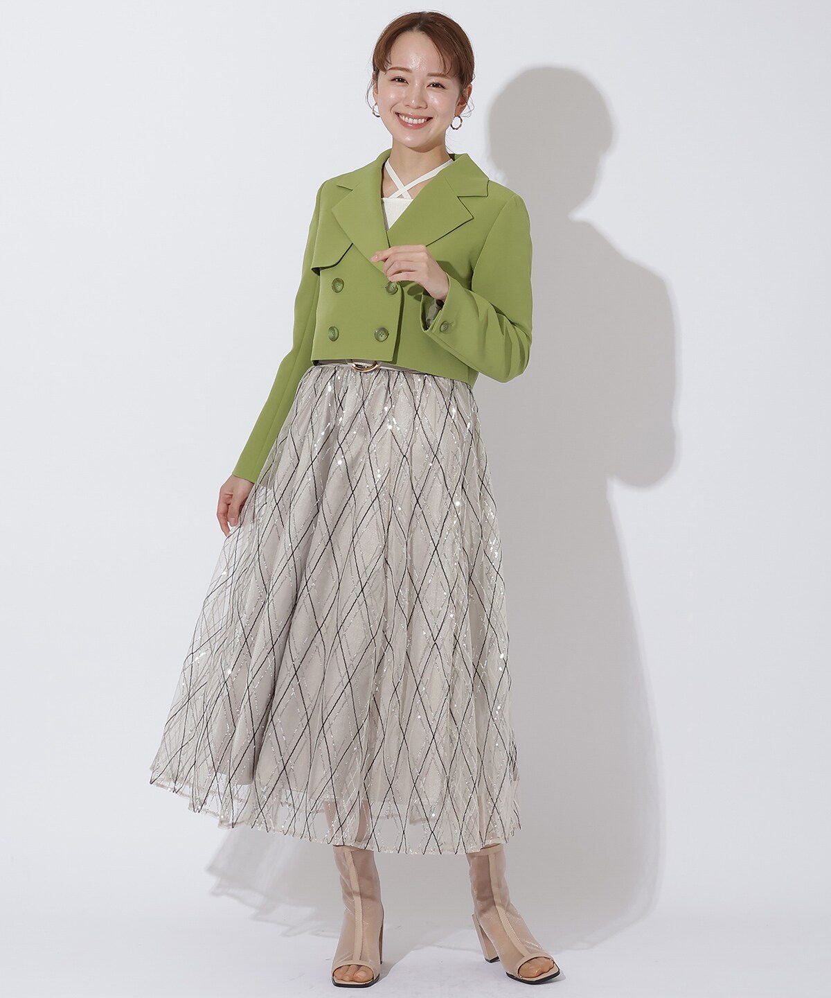 ダブルクロスショートトレンチ