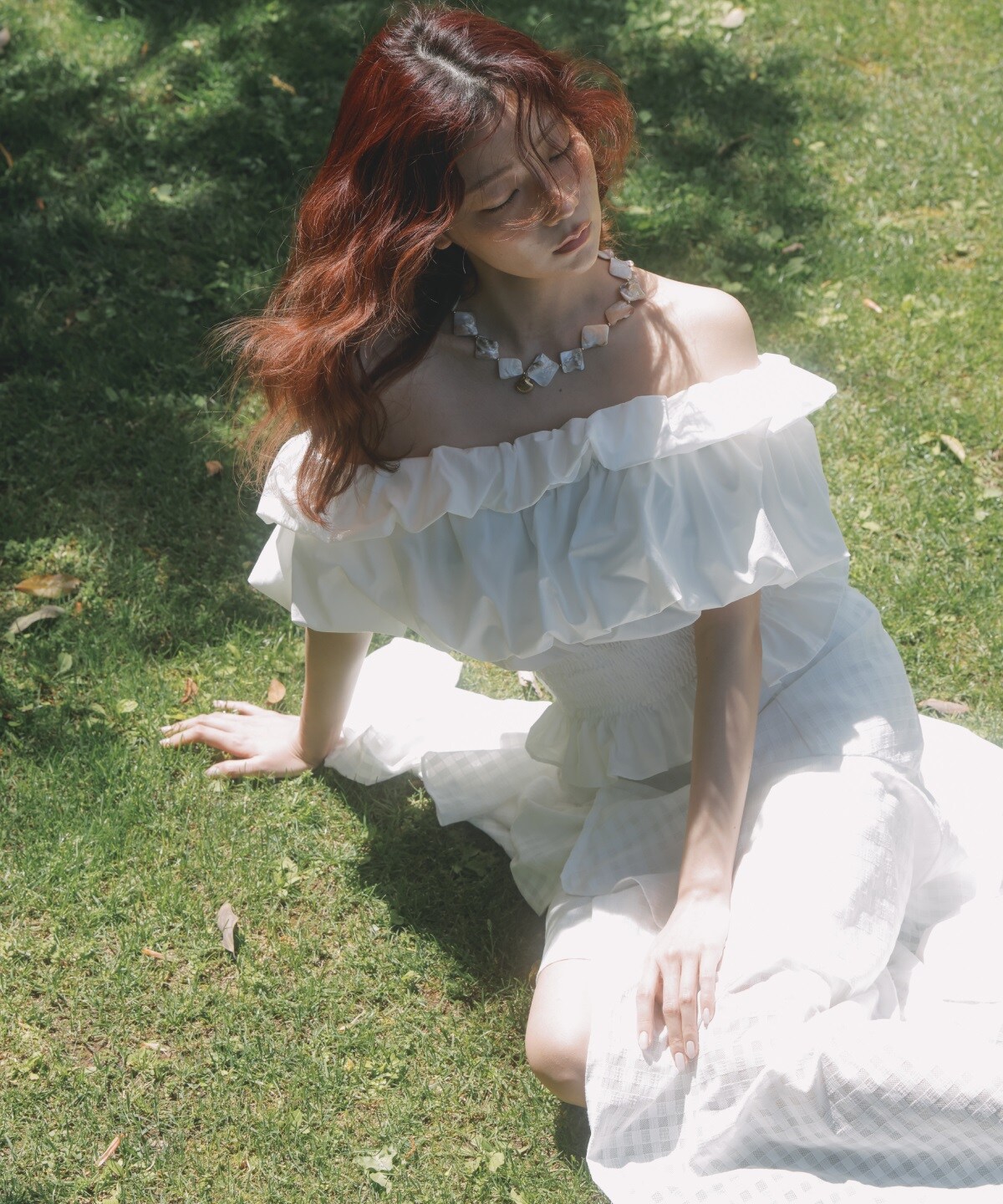 レースティアードスカート