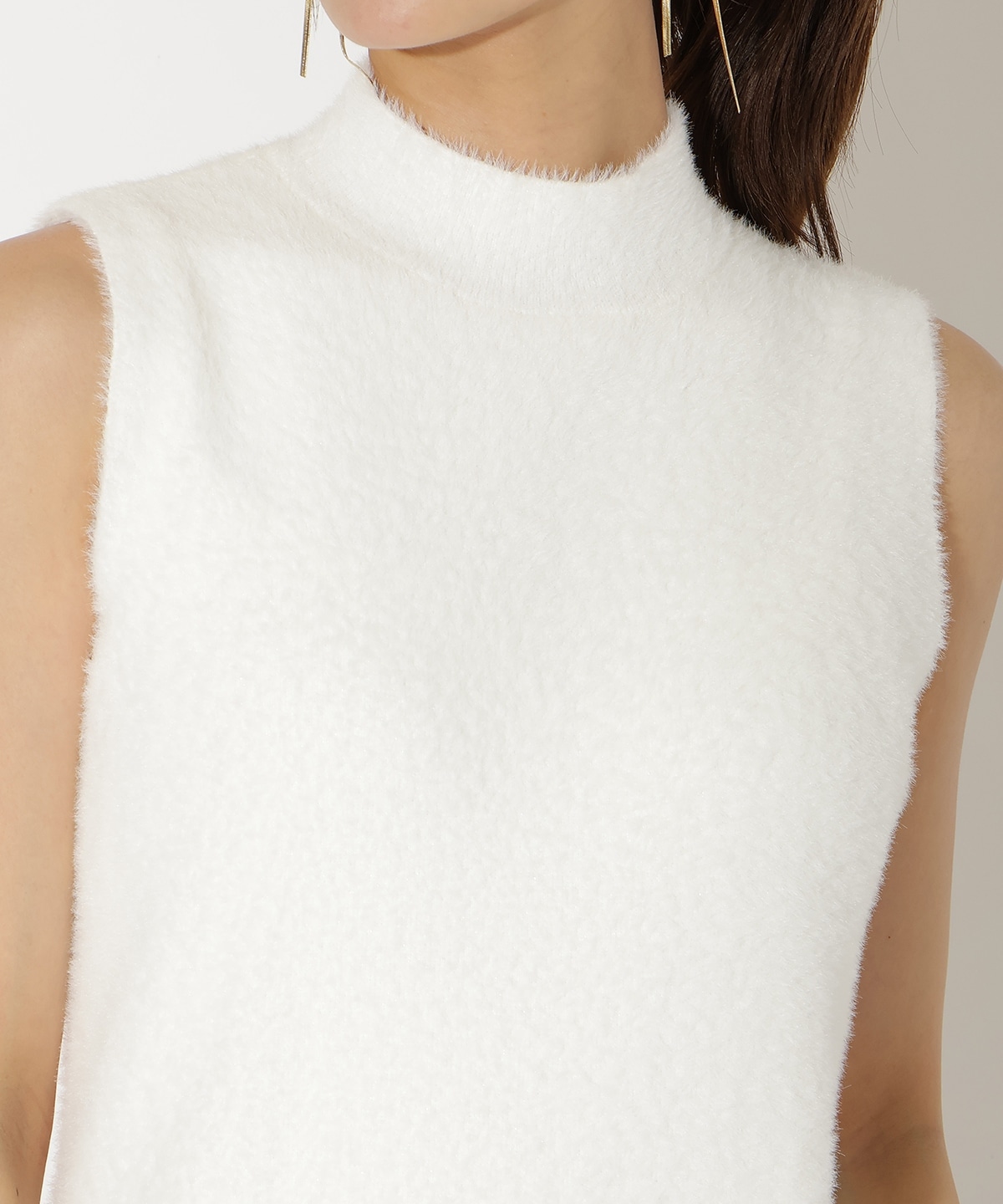 ラメフェザーニットアンサンブル