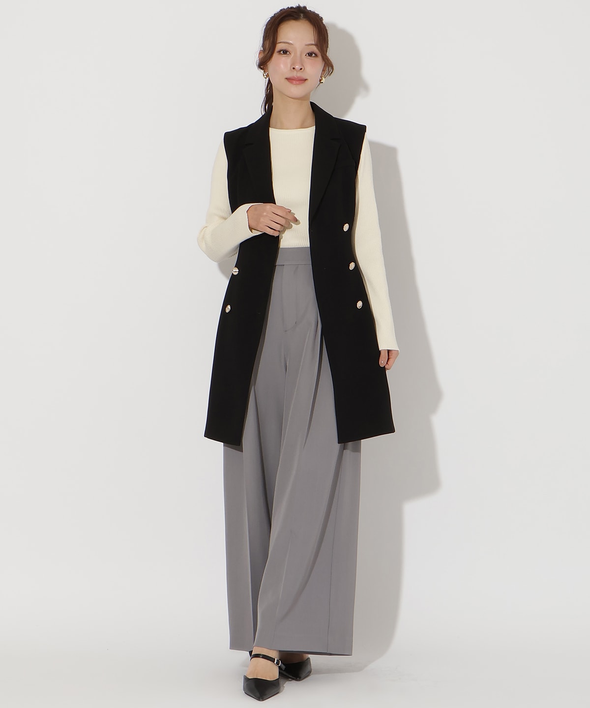 2WAYテーラードジレミニワンピース