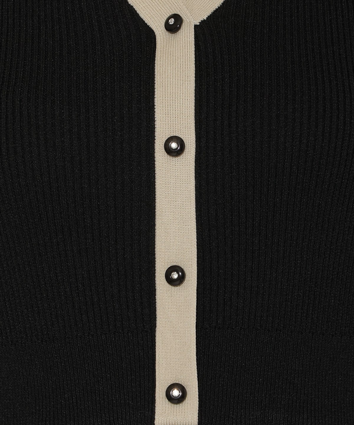 【新品】アンドクチュール　配色カーデ風ドッキングワンピース 再入荷予約受付中】配色カーデ風ドッキングワンピース(F