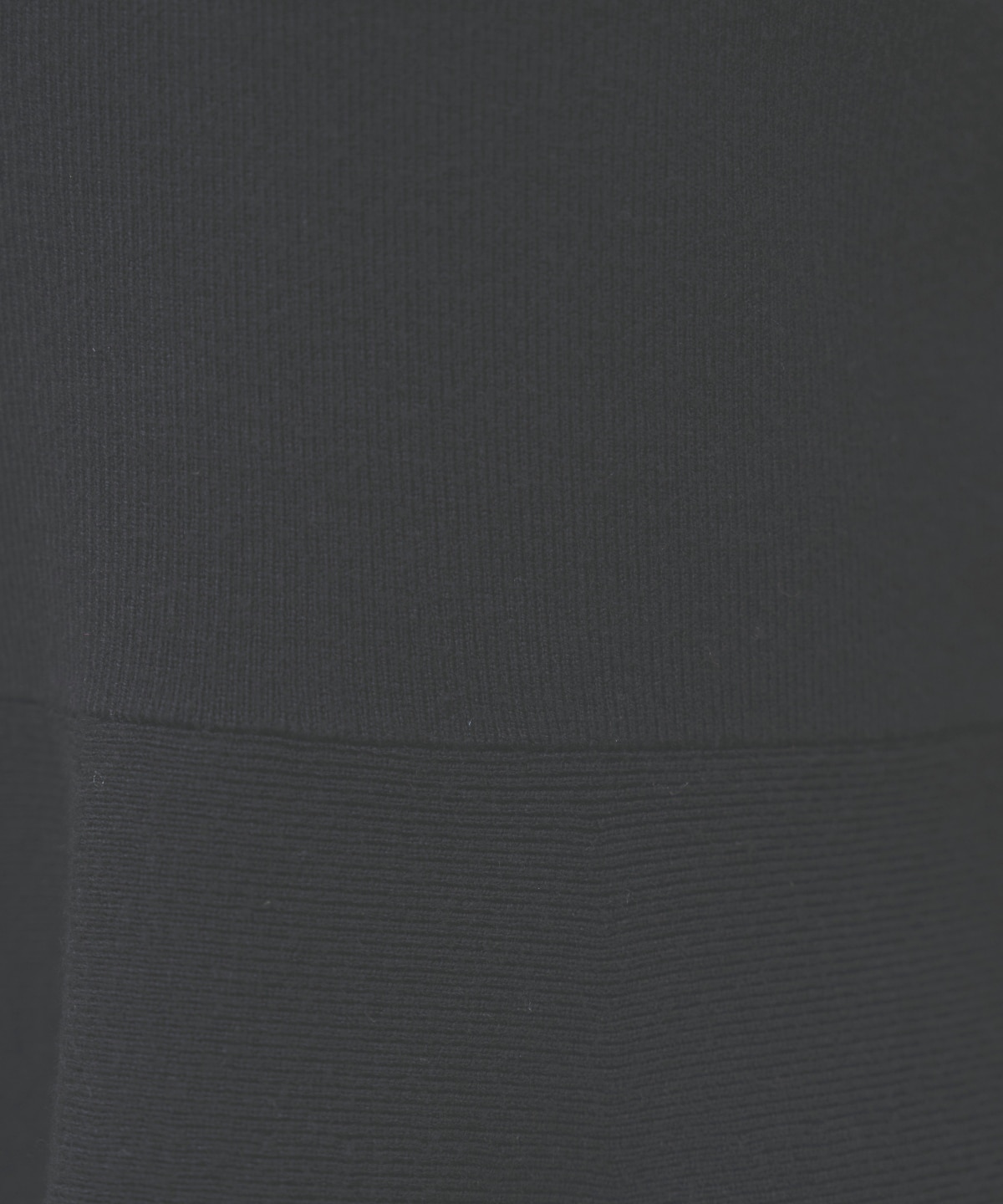 バイカラーポロニットフレアミニワンピース