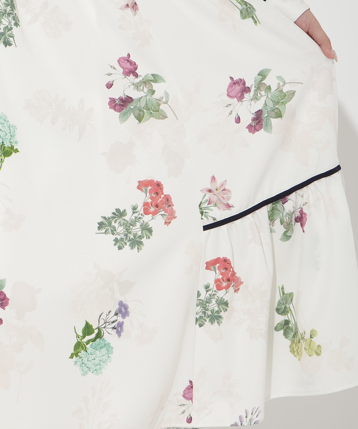 クラシックフラワーワンピース