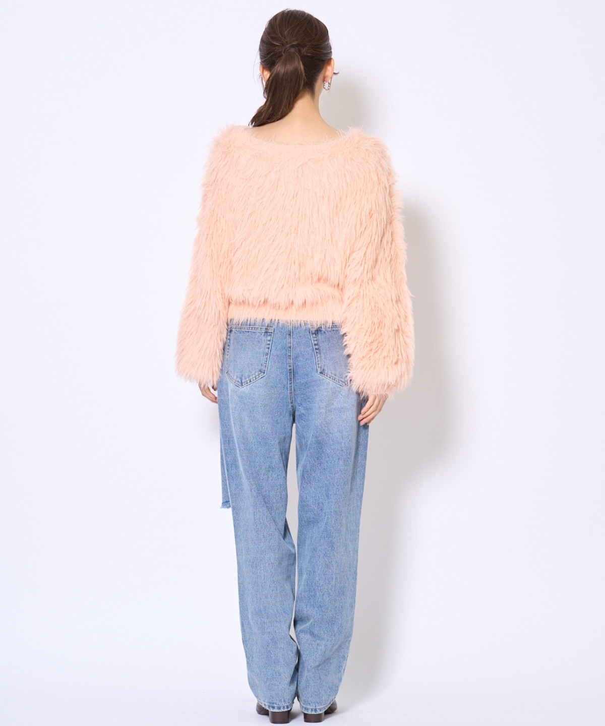 ロングフェザープルオーバー