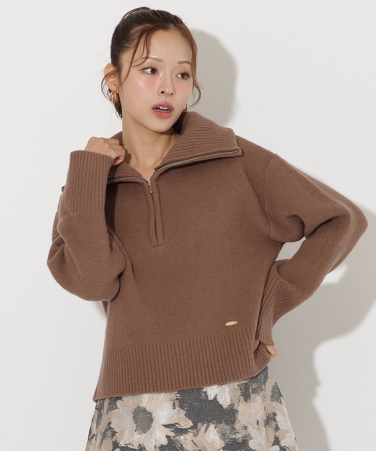 ZIPビッグカラープルオーバー