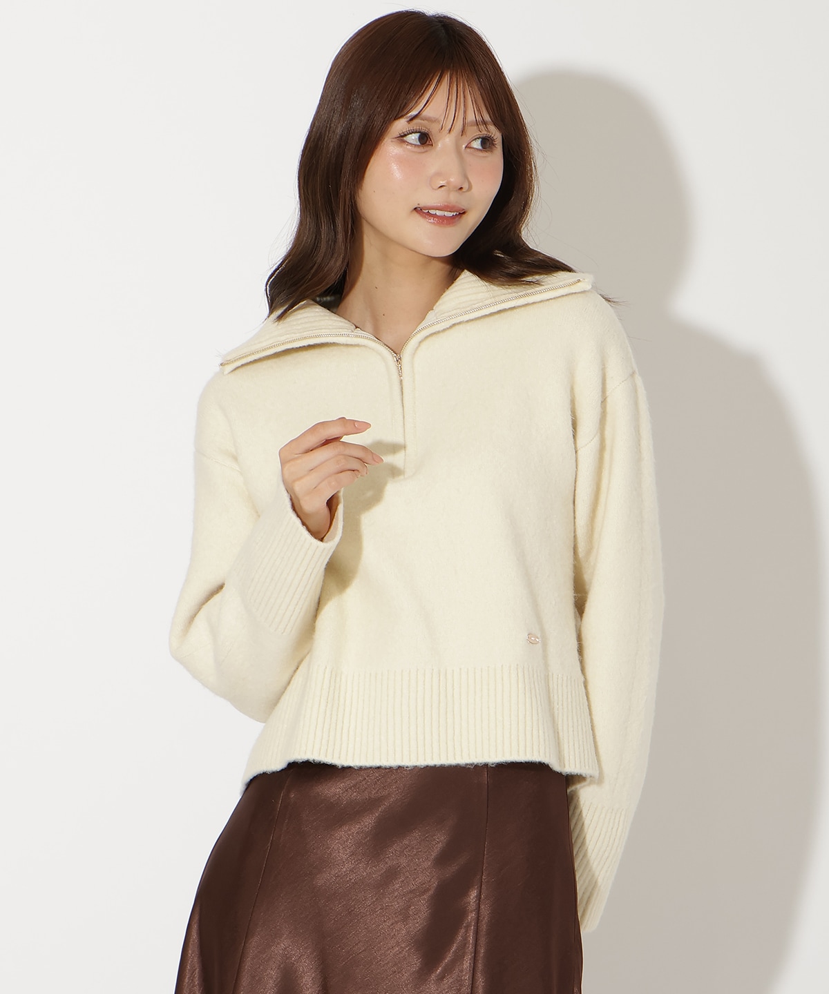 ZIPビッグカラープルオーバー