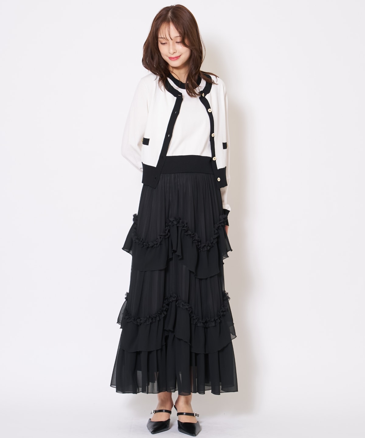 【先行予約受付中】ティアードチュールスカート
