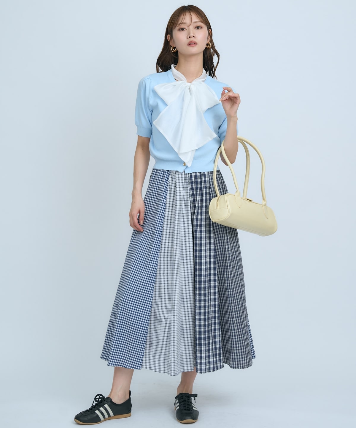 サッカーギンガム組み合わせスカート