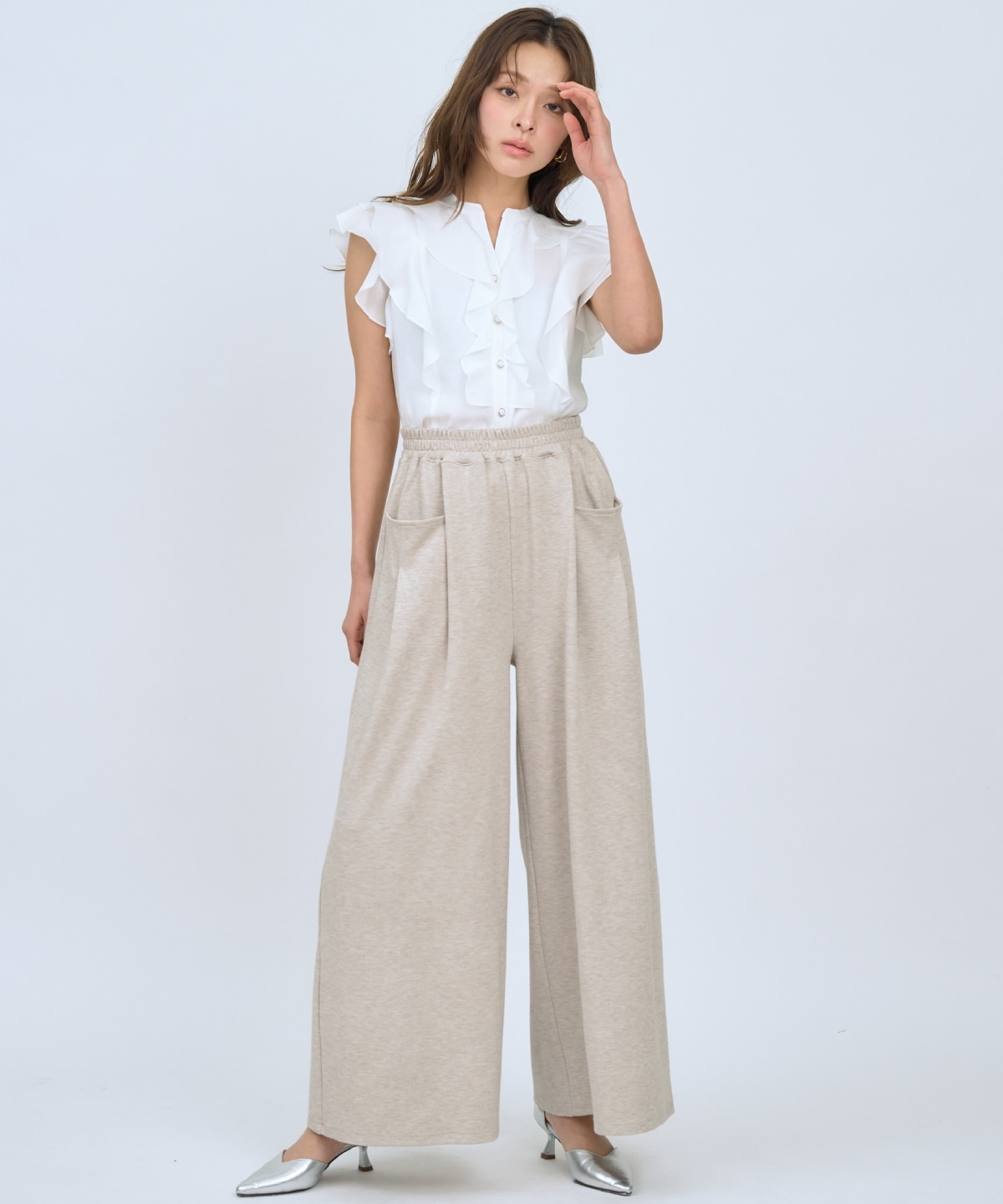 【先行予約受付中】カットツイルポケットタックパンツ