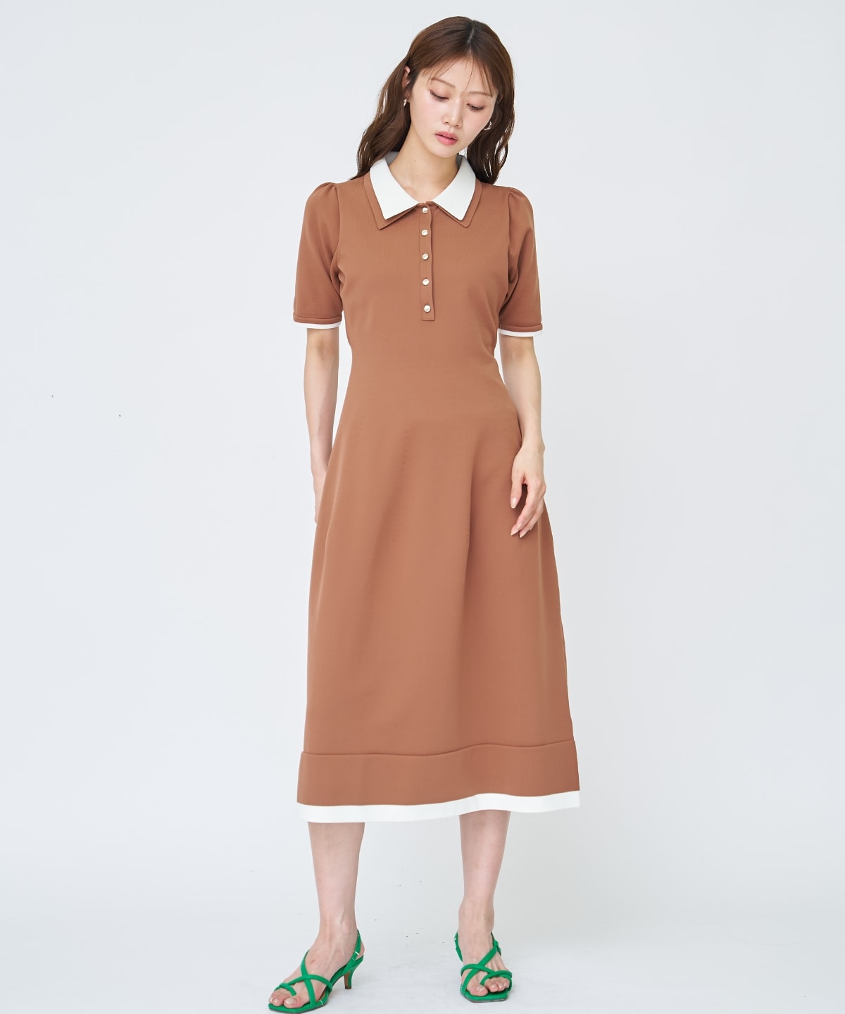 【先行予約受付中】ポロニットワンピース