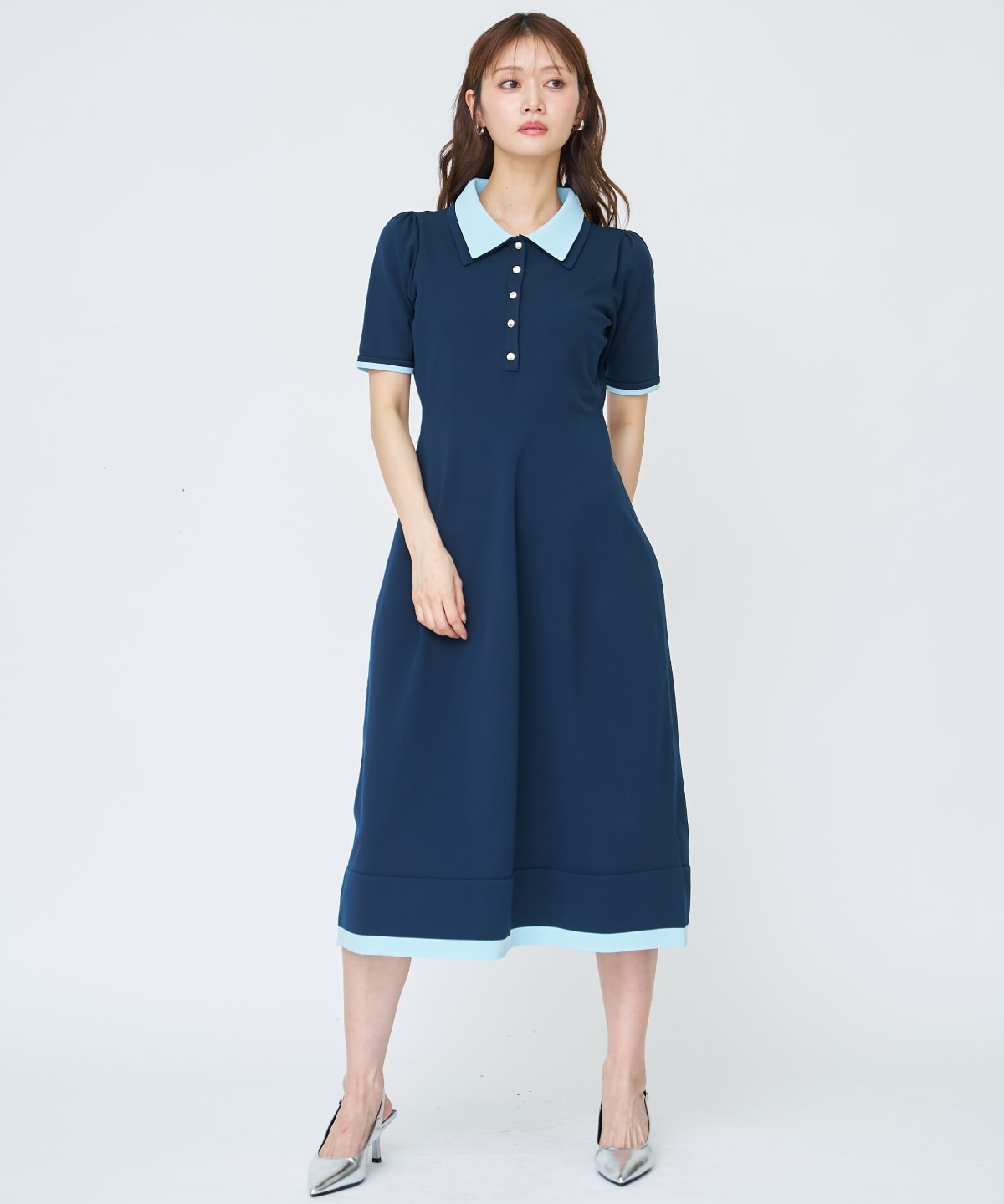 【先行予約受付中】ポロニットワンピース
