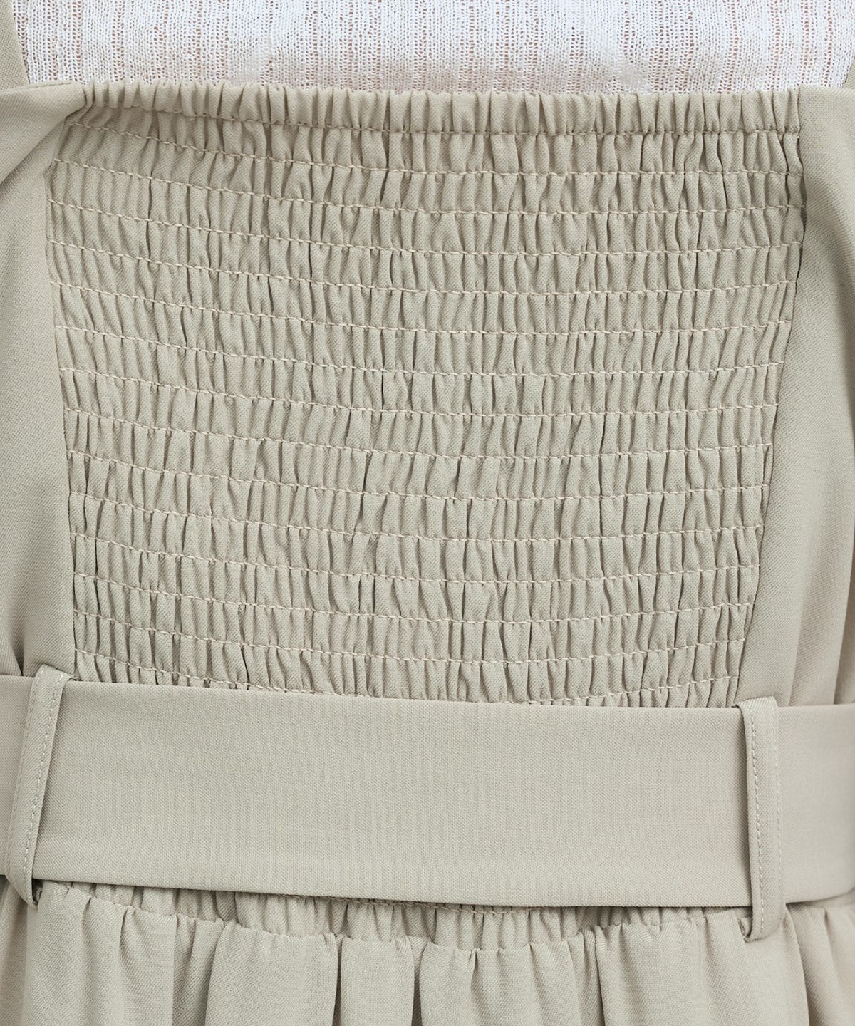 テーラードジレ×ティアードキャミワンピース