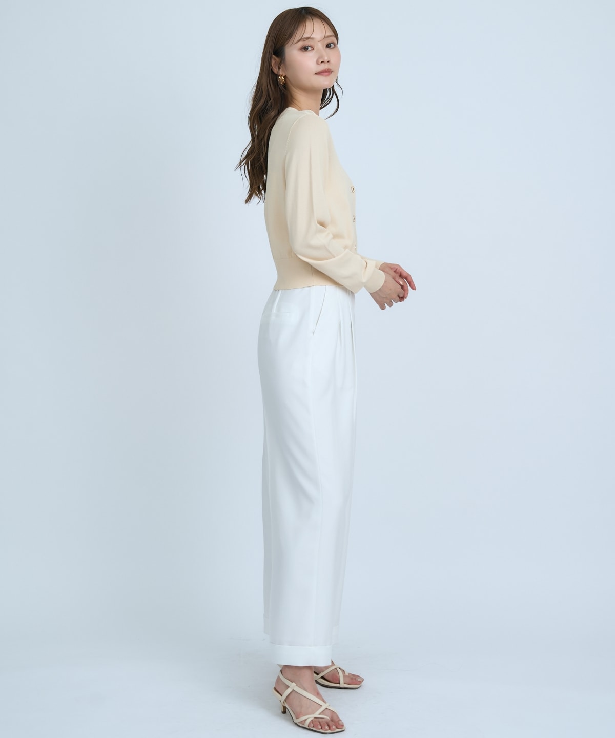 【UVカット】クルーネックカーディガン