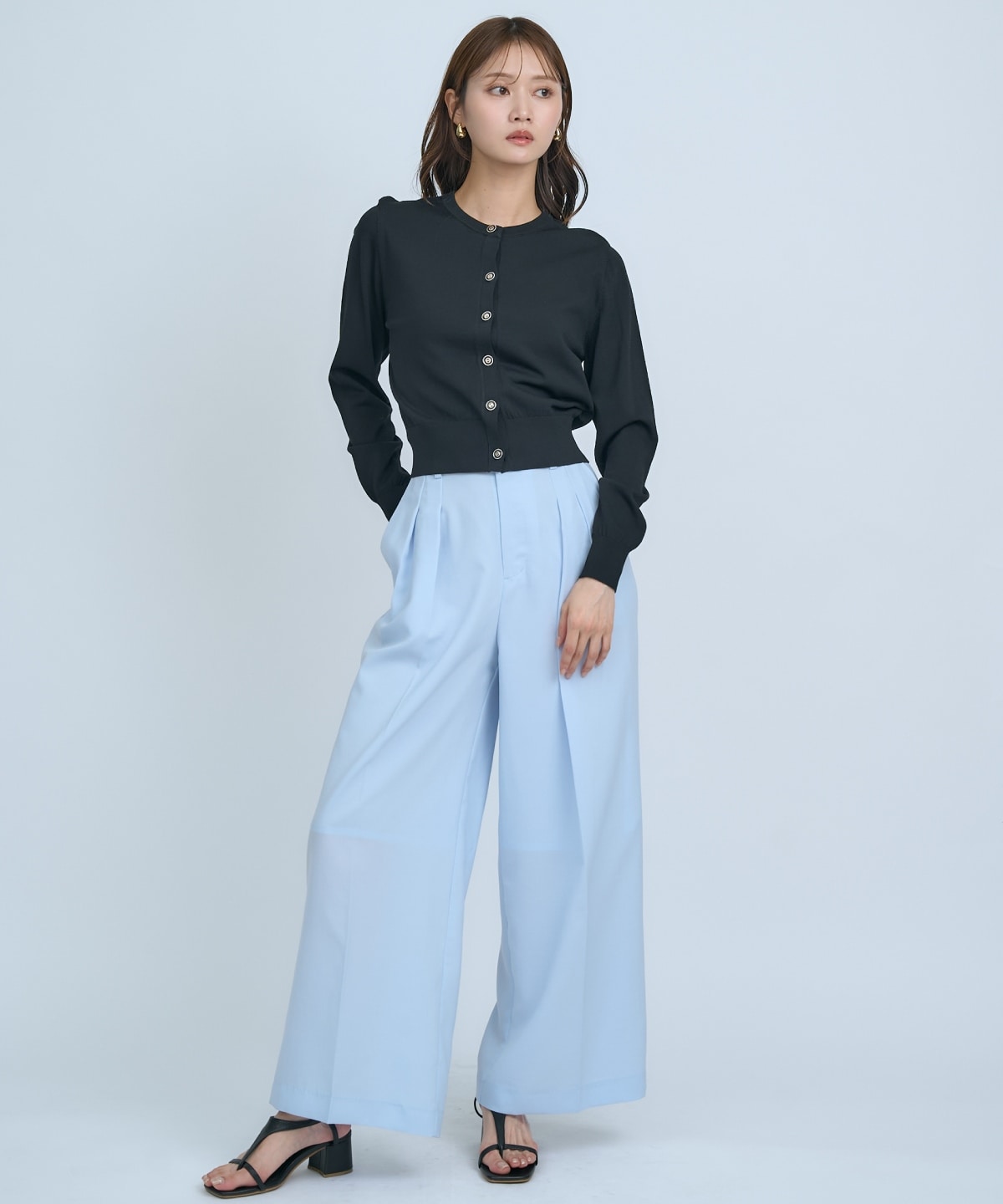 【UVカット】クルーネックカーディガン