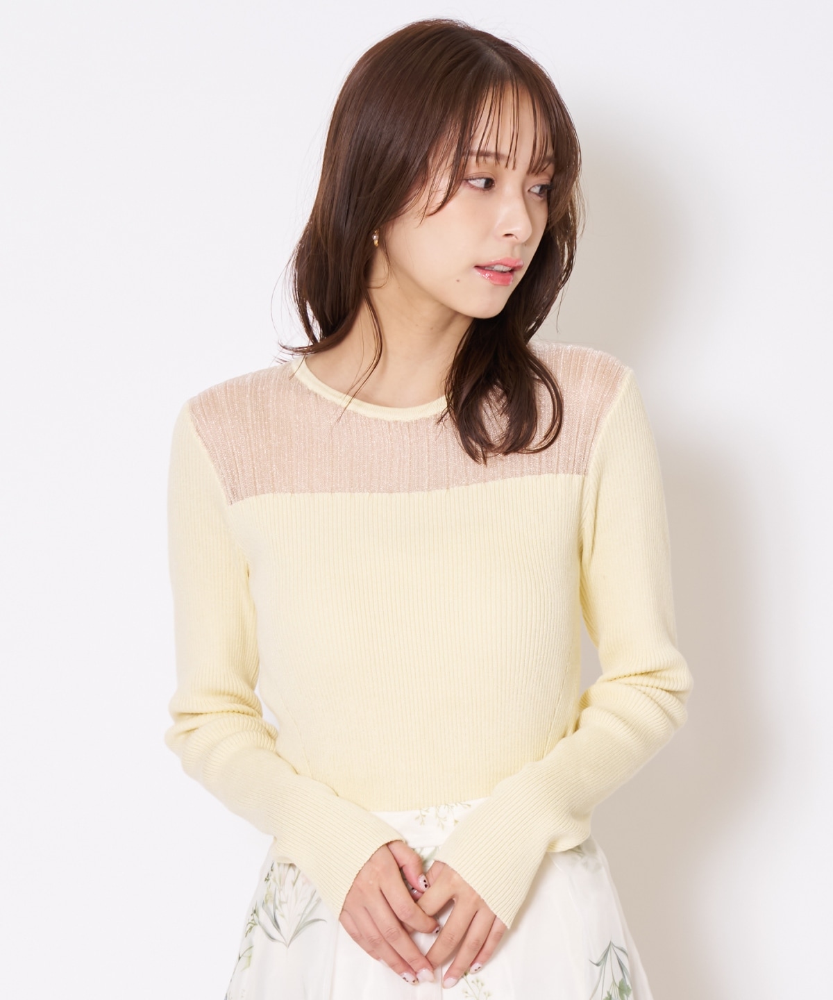 【先行予約受付中】シアーリブニットプルオーバー