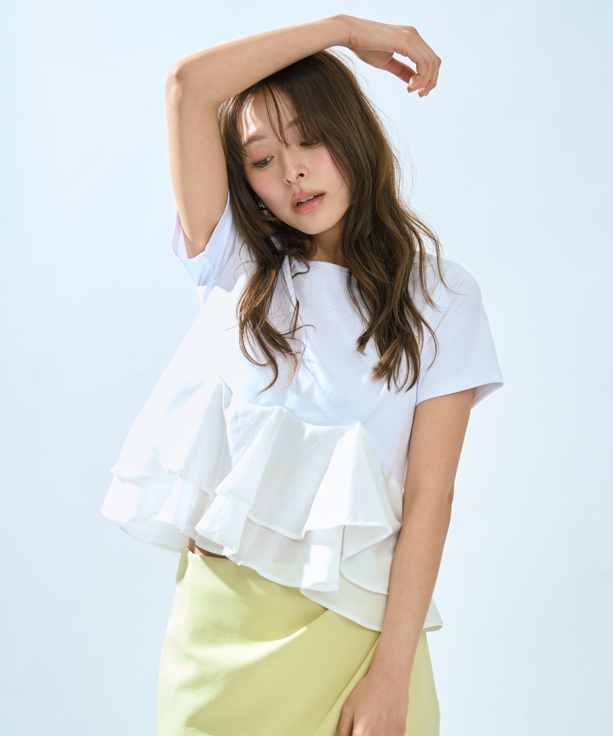 【先行予約受付中】ペプラムカットトップス