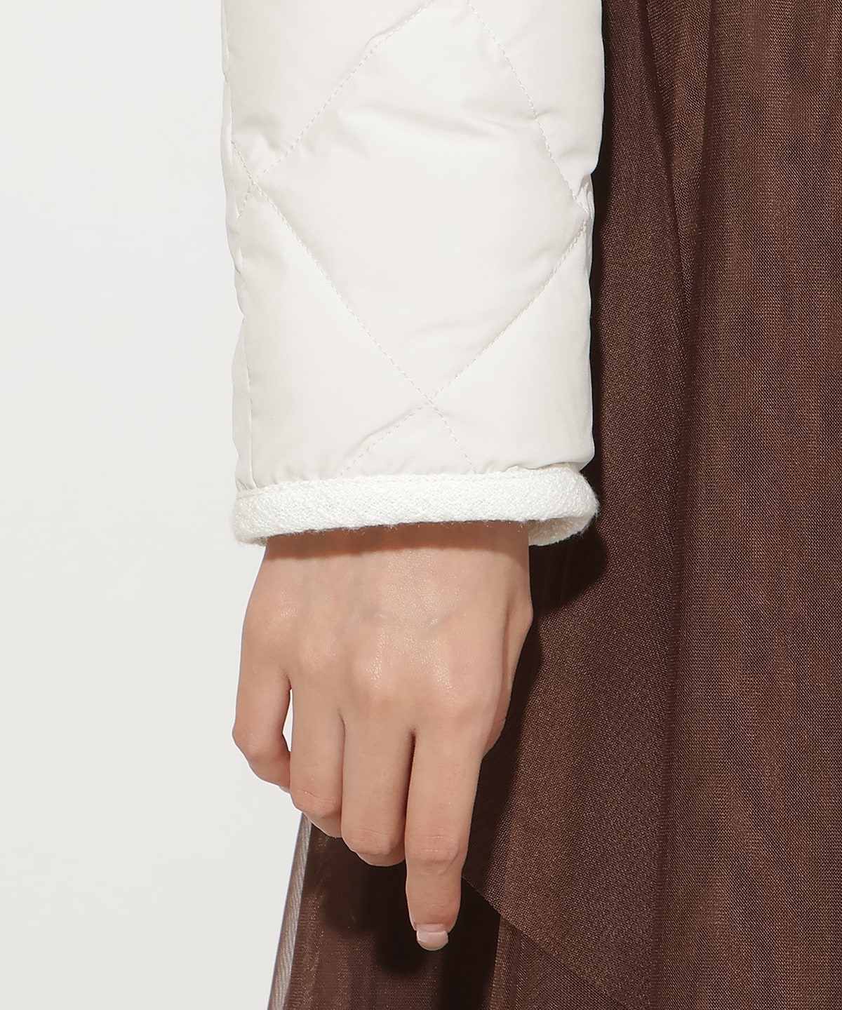 【TAION×AND COUTURE】ノーカラーショートダウンジャケット