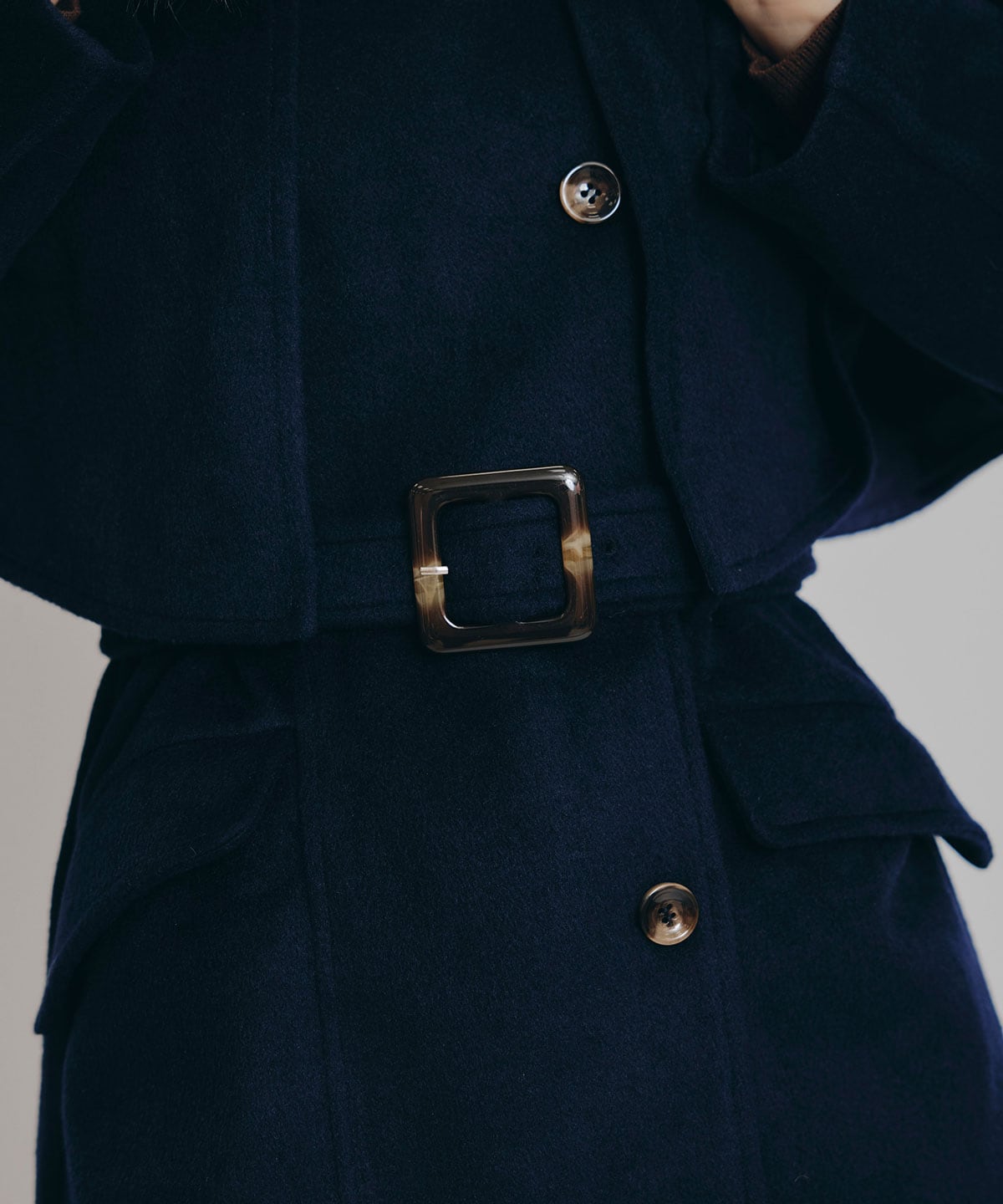 マルチWAYケープファーショートコート