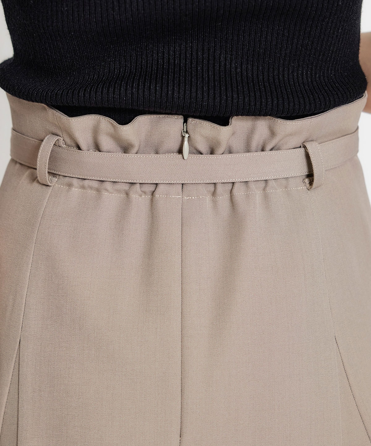 【セットアップ可能】ベルトチューリップミニスカート