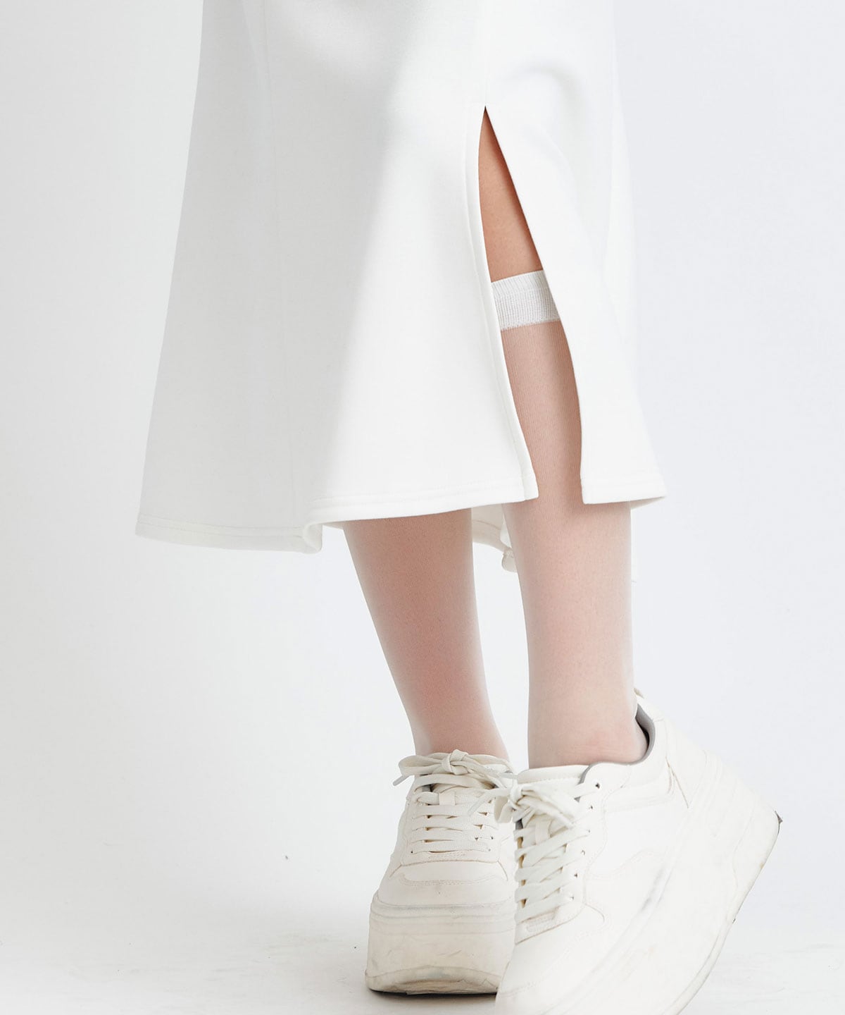 ダンボールセミマーメイドスリットロングスカート