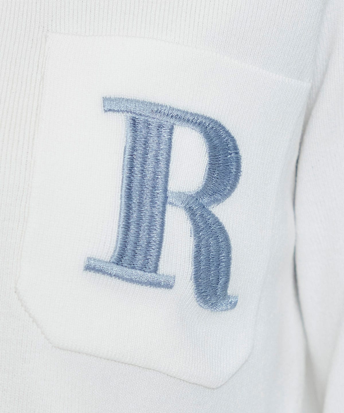 Rフリルレイヤードニットカーディガン