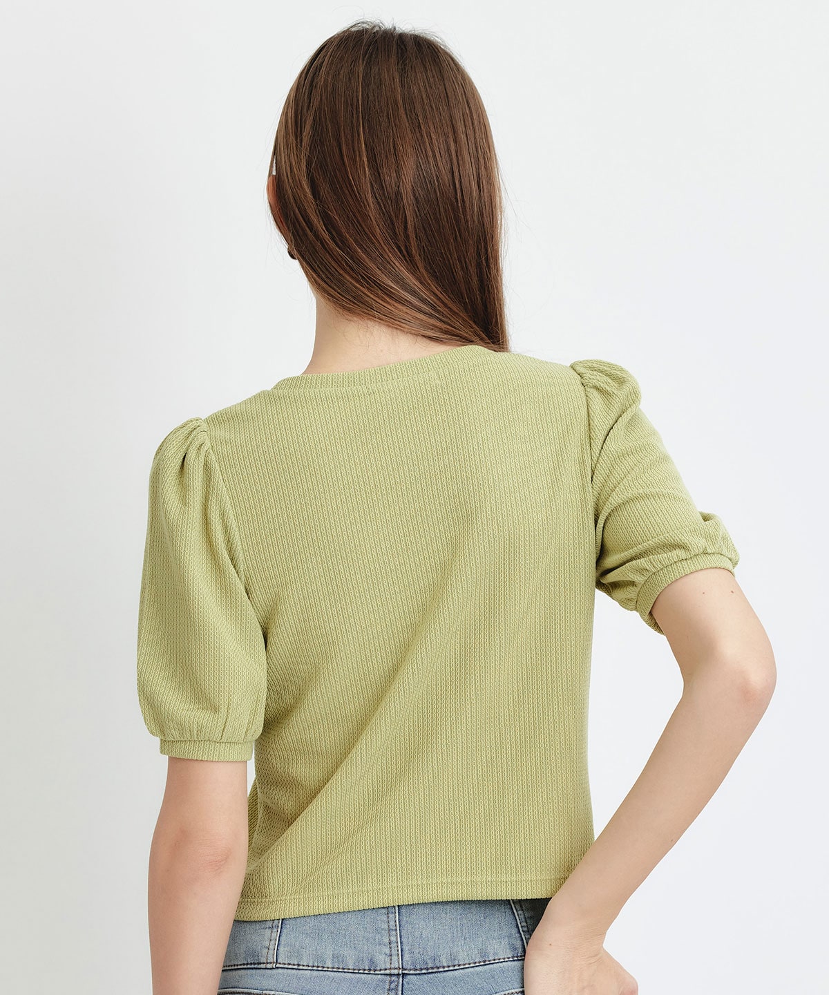 ジャガードカットロゴプルオーバー