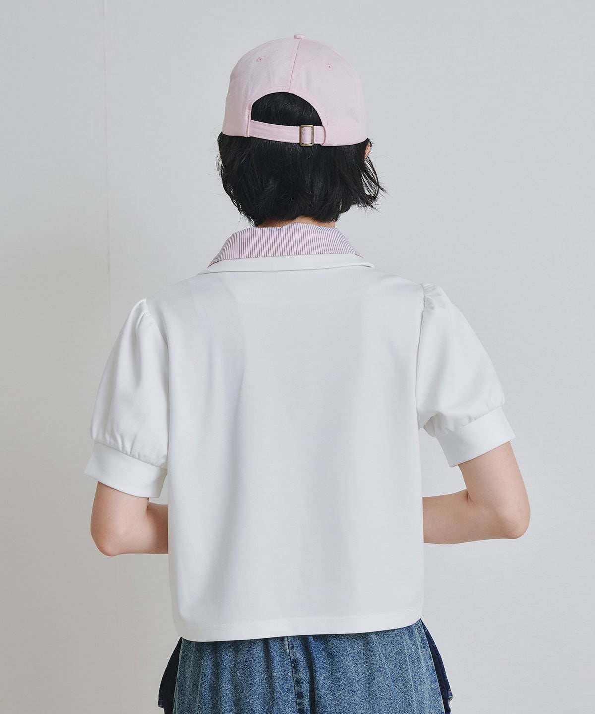 エンブレムダブルカラーカットプルオーバー