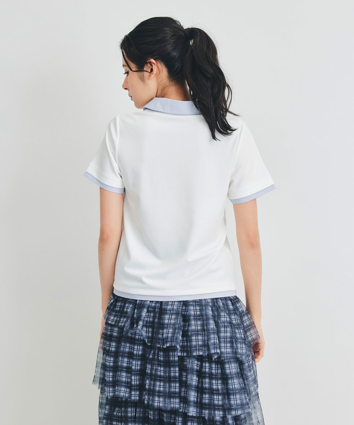 RポロレイヤードTシャツ