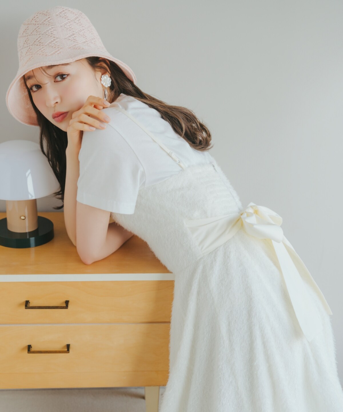 かぎ針編みバケットハット