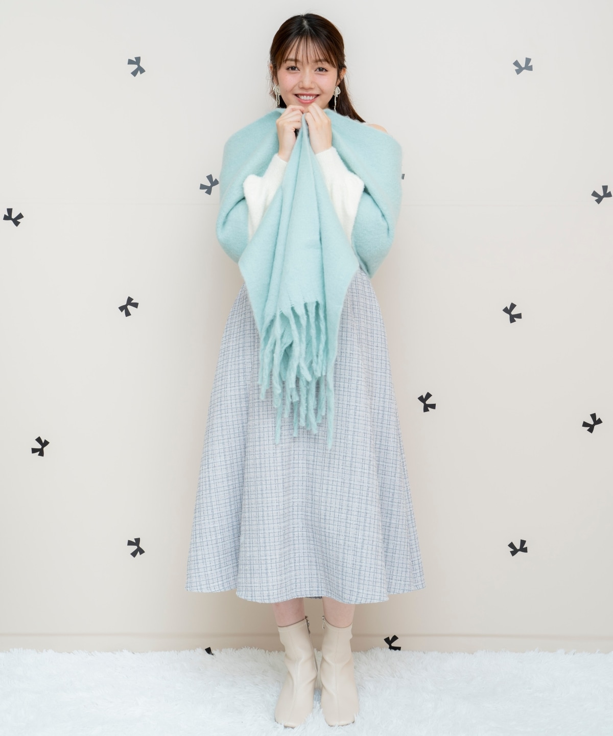 もこもこストール