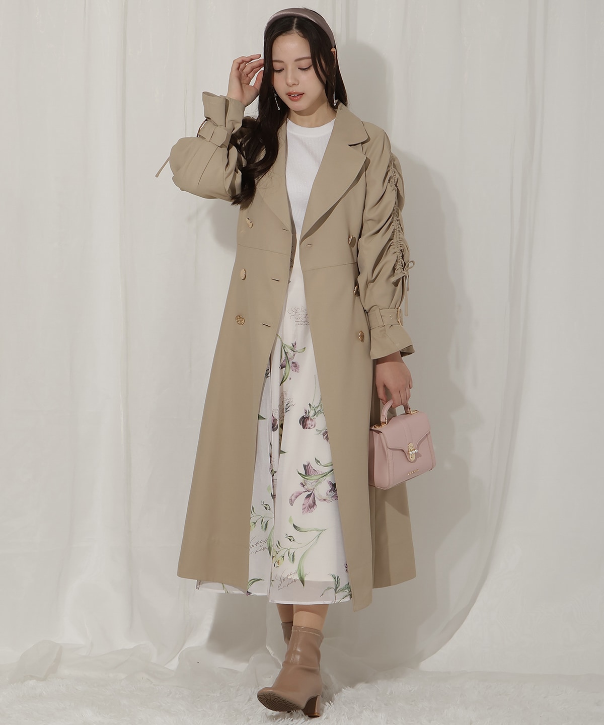 ドロストデザイントレンチコート