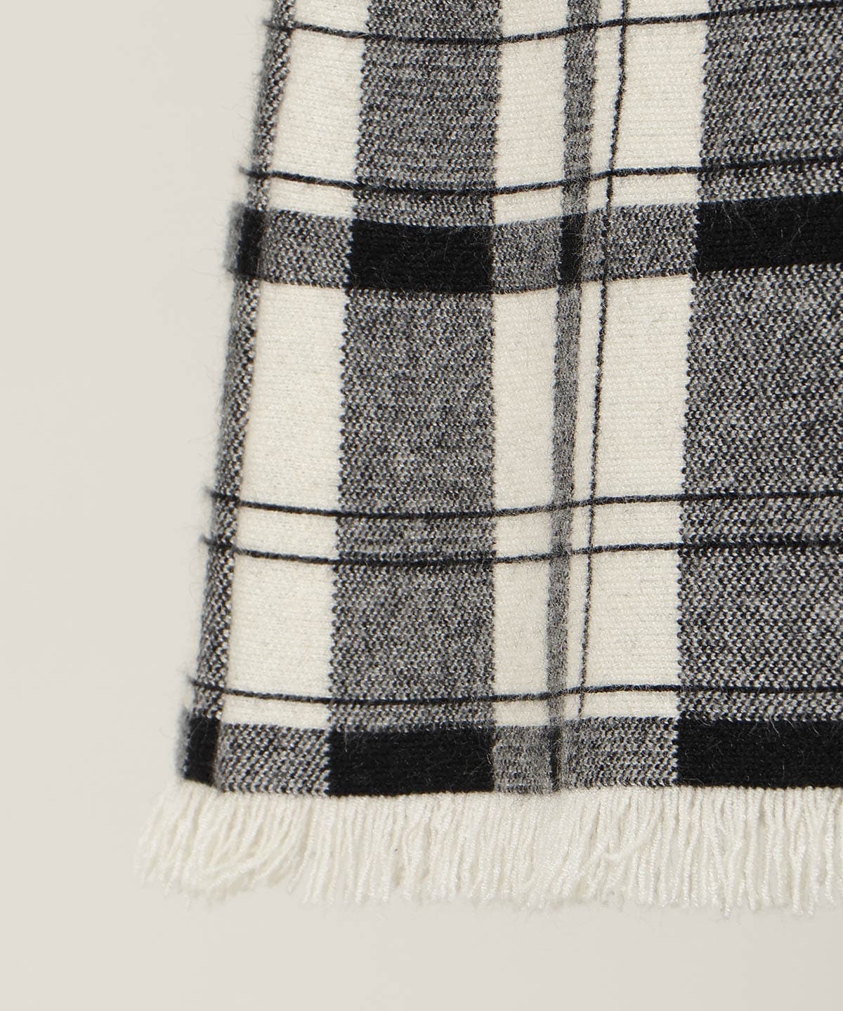 【新色追加】チェック柄ニットフレアスカート