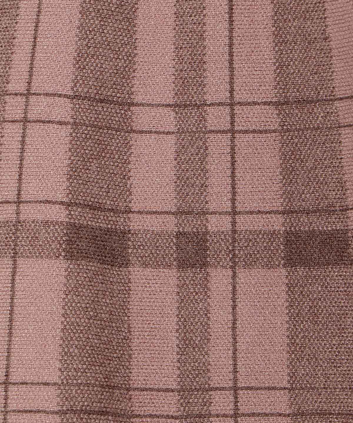 【10/17(fri)12時発売】チェック柄ニットフレアスカート