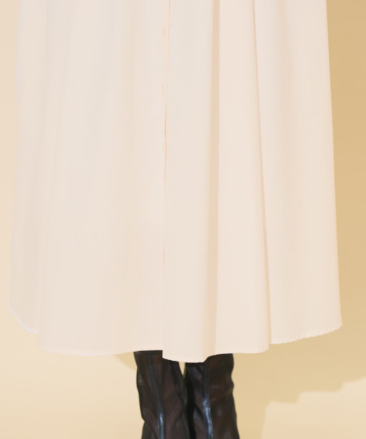 ビスチェレイヤードタックシャツワンピース